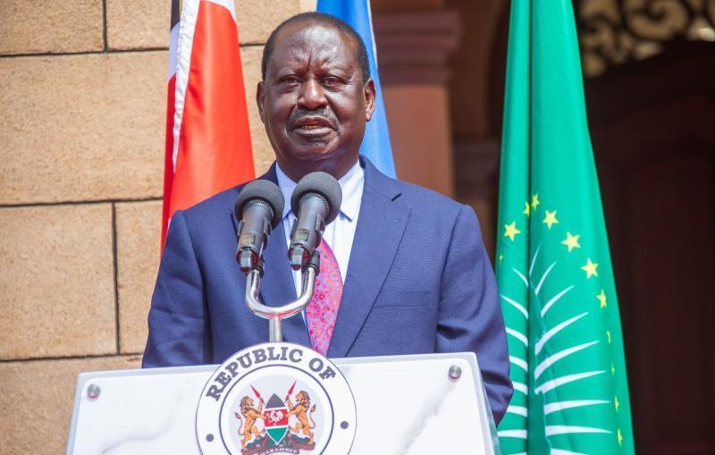 File image of Azimio leader Raila Odinga.